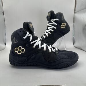 Rudis JB1 All I See Is Gold Wrestling Shoes Mens Size 7 Black High Top Sneakers